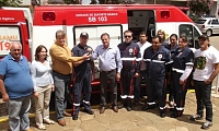 MUNICÍPIO ENTREGA VAN PARA A SECRETARIA DE SAÚDE E AMBULÂNCIA PARA O SAMU. MUNICÍPIO ENTREGA VAN PARA A SECRETARIA DE SAÚDE E AMBULÂNCIA PARA O SAMU.