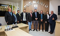 Plenário da Câmara de Barros Cassal é nomeado em homenagem a Jovelino Zago Plenário da Câmara de Barros Cassal é nomeado em homenagem a Jovelino Zago