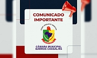 Comunicado: não haverá sessão ordinária no dia 02/03 Comunicado: não haverá sessão ordinária no dia 02/03